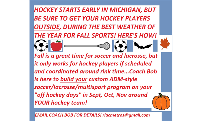 CUSTOM FALL SOCCER & LAX FOR HOCKEY TEAMS!